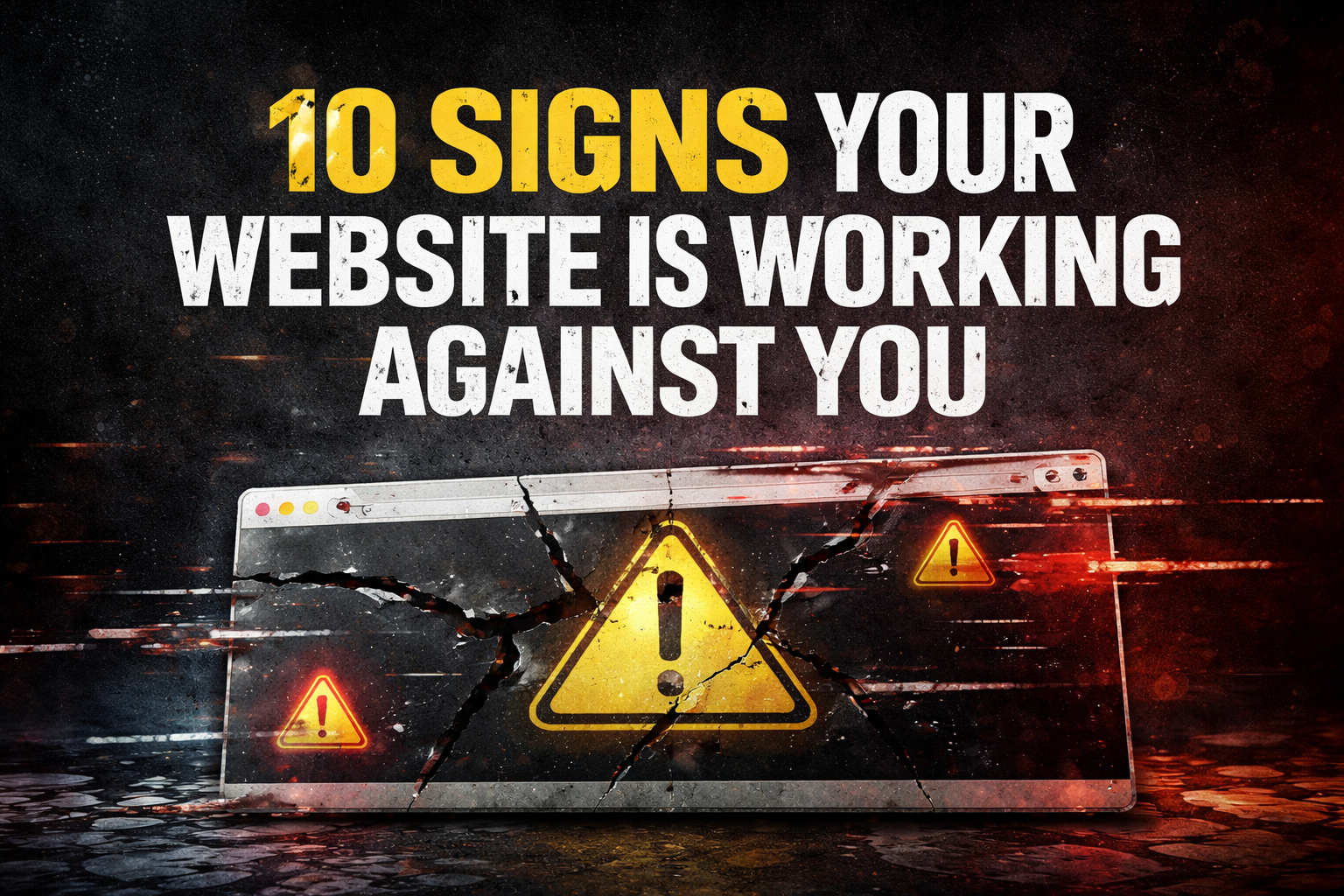 10 Signs Your Website is Working Against You